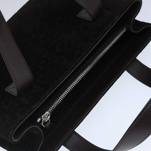 CELINE C Macadam Canvas Hand Bag Brown - Picture 6 of 12